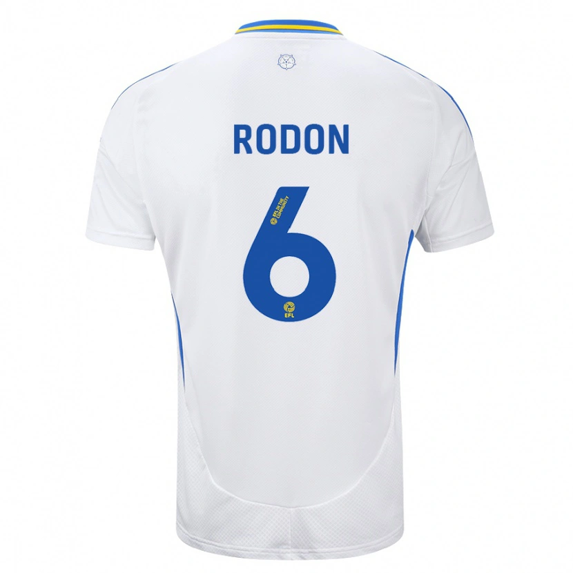 Danxen Kinder Joe Rodon #6 Weiß Blau Heimtrikot Trikot 2024/25 T-Shirt Schweiz