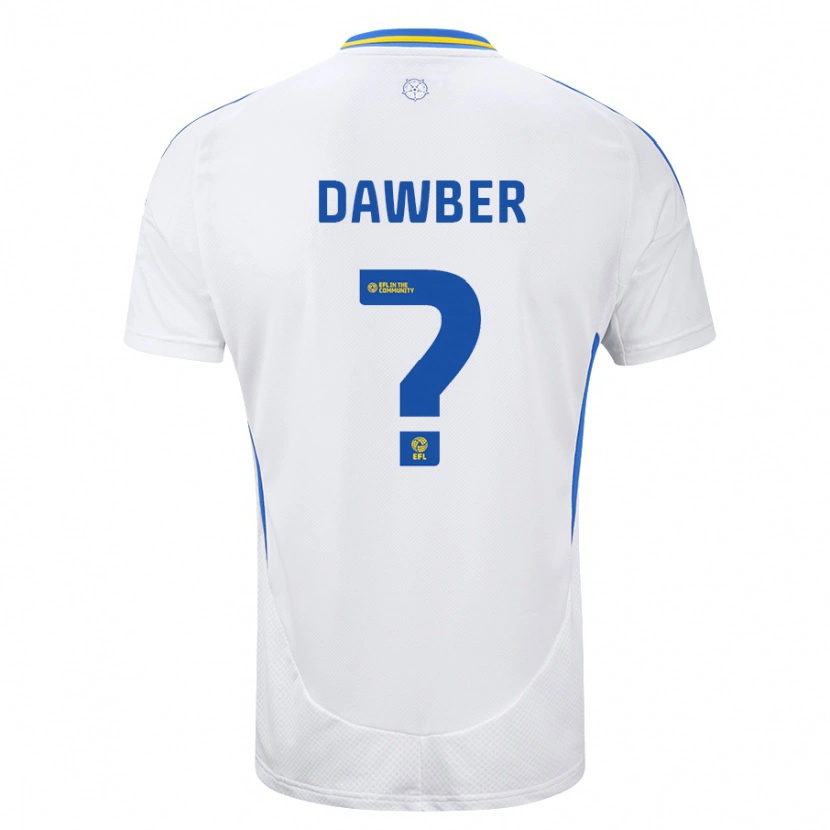 Danxen Kinder Oscar Dawber #0 Weiß Blau Heimtrikot Trikot 2024/25 T-Shirt Schweiz