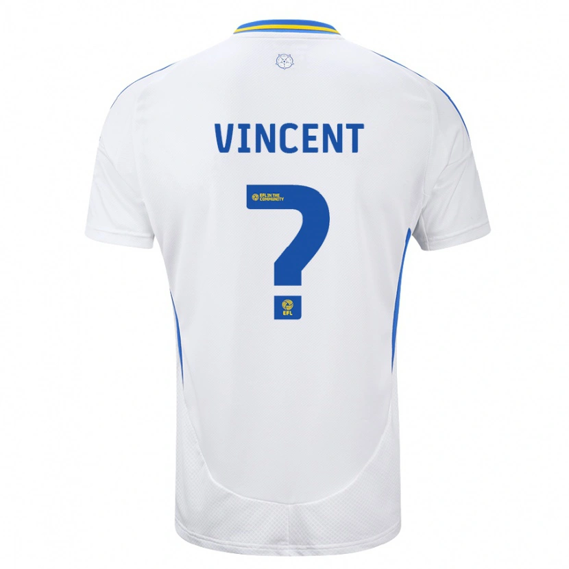 Danxen Kinder Harvey Vincent #0 Weiß Blau Heimtrikot Trikot 2024/25 T-Shirt Schweiz