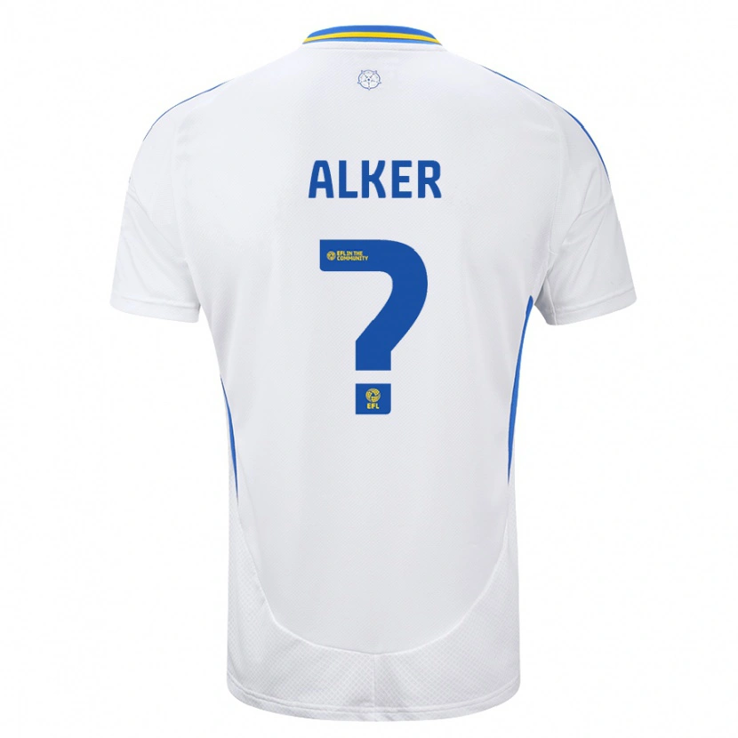 Danxen Kinder Samuel Alker #0 Weiß Blau Heimtrikot Trikot 2024/25 T-Shirt Schweiz