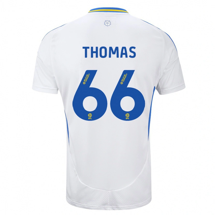 Danxen Kinder Luca Thomas #66 Weiß Blau Heimtrikot Trikot 2024/25 T-Shirt Schweiz