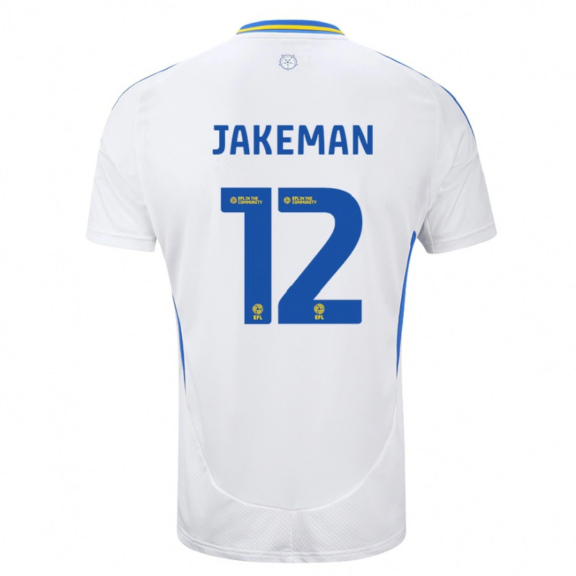 Danxen Kinder Harriet Jakeman #12 Weiß Blau Heimtrikot Trikot 2024/25 T-Shirt Schweiz