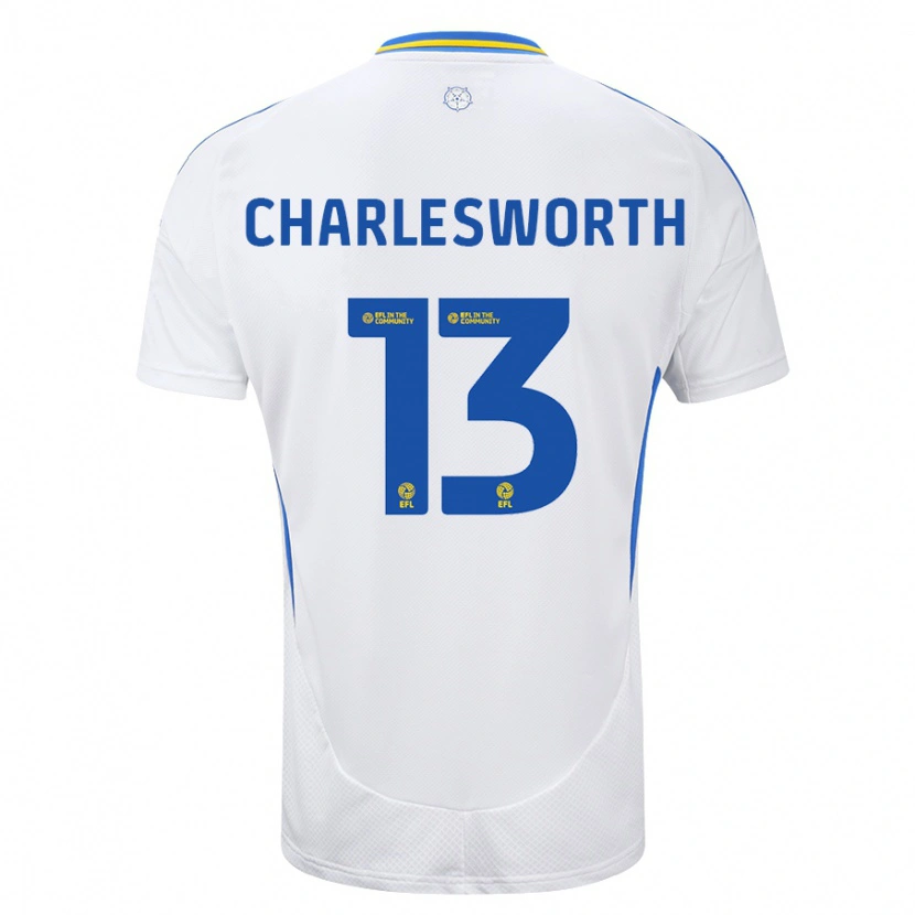 Danxen Kinder Millie Robshaw-Charlesworth #13 Weiß Blau Heimtrikot Trikot 2024/25 T-Shirt Schweiz