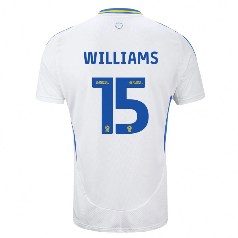 Danxen Kinder Paige Williams #15 Weiß Blau Heimtrikot Trikot 2024/25 T-Shirt Schweiz