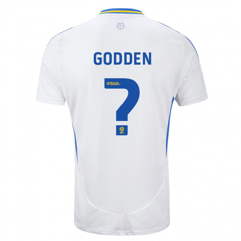 Danxen Kinder Scott Godden #0 Weiß Blau Heimtrikot Trikot 2024/25 T-Shirt Schweiz