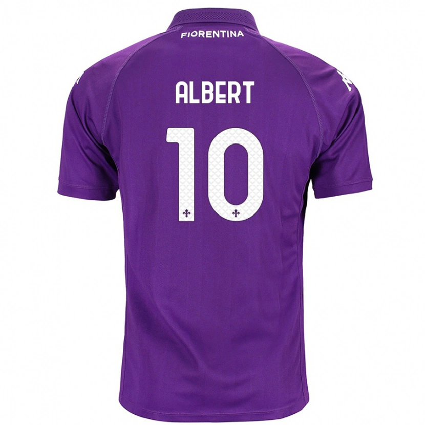 Danxen Kinder Albert Gudmundsson #10 Violett Heimtrikot Trikot 2024/25 T-Shirt Schweiz