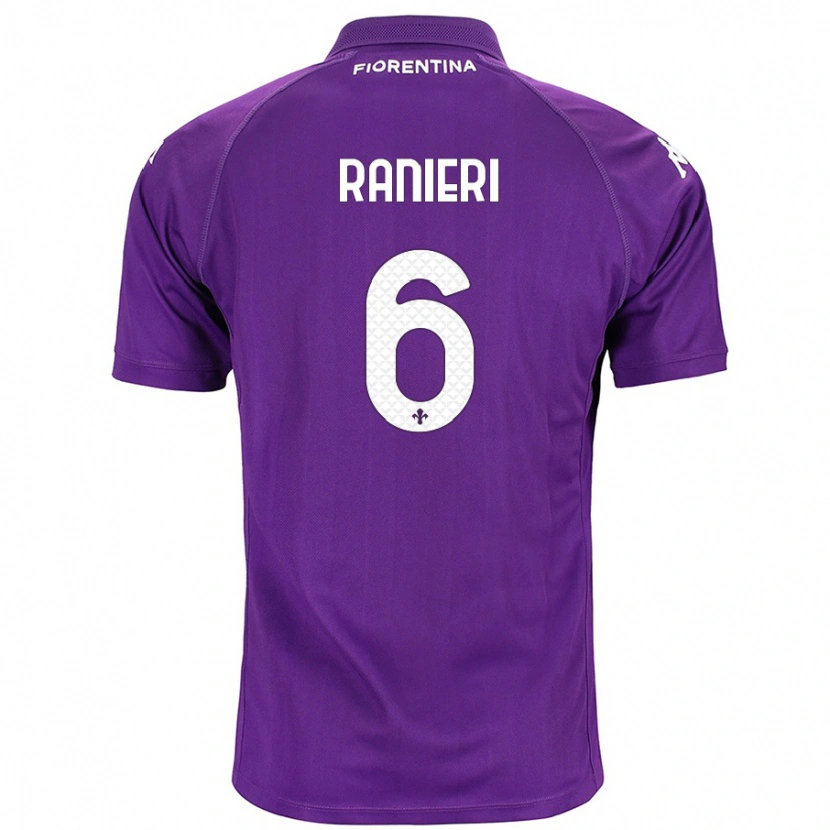 Danxen Kinder Luca Ranieri #6 Violett Heimtrikot Trikot 2024/25 T-Shirt Schweiz