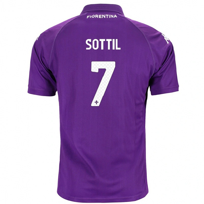 Danxen Kinder Riccardo Sottil #7 Violett Heimtrikot Trikot 2024/25 T-Shirt Schweiz