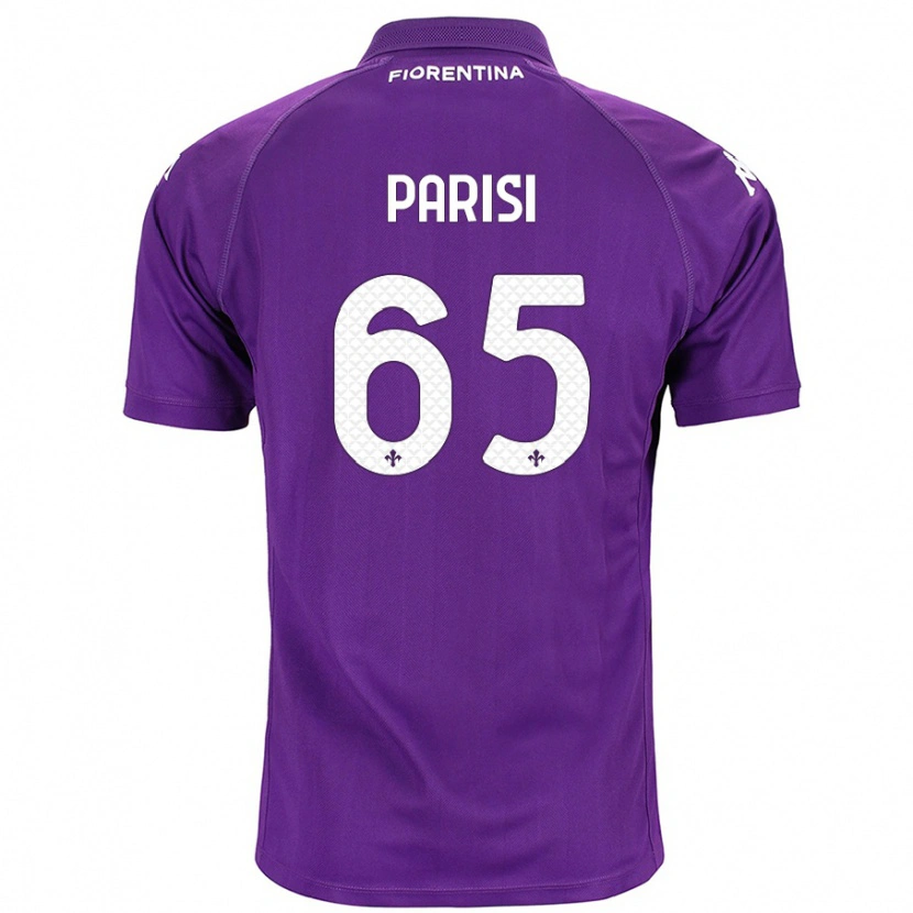 Danxen Kinder Fabiano Parisi #65 Violett Heimtrikot Trikot 2024/25 T-Shirt Schweiz