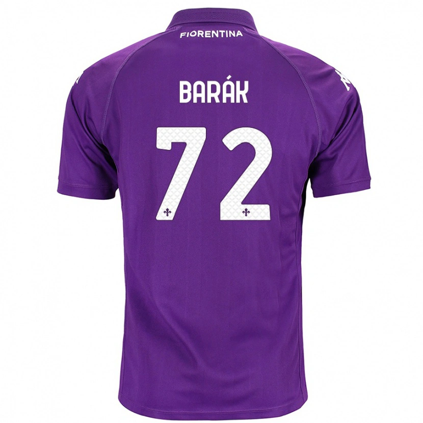 Danxen Kinder Antonín Barák #72 Violett Heimtrikot Trikot 2024/25 T-Shirt Schweiz