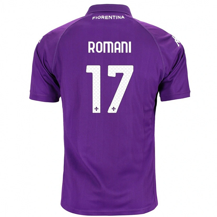 Danxen Kinder Lorenzo Romani #17 Violett Heimtrikot Trikot 2024/25 T-Shirt Schweiz