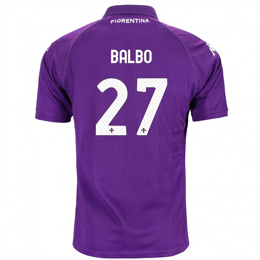 Danxen Kinder Luis Balbo #27 Violett Heimtrikot Trikot 2024/25 T-Shirt Schweiz