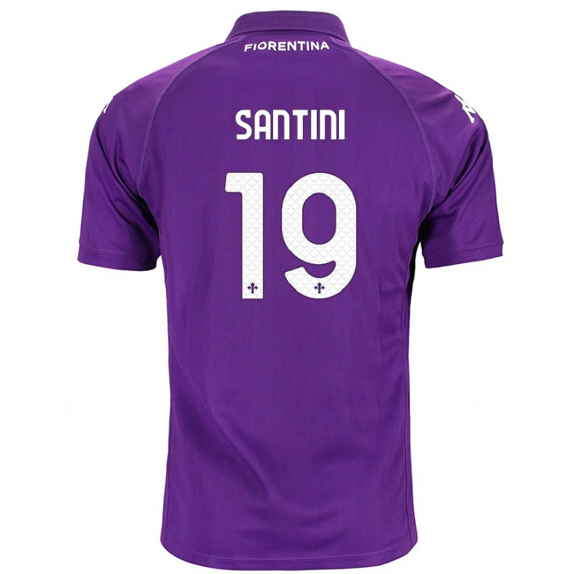 Danxen Kinder Margherita Santini #19 Violett Heimtrikot Trikot 2024/25 T-Shirt Schweiz