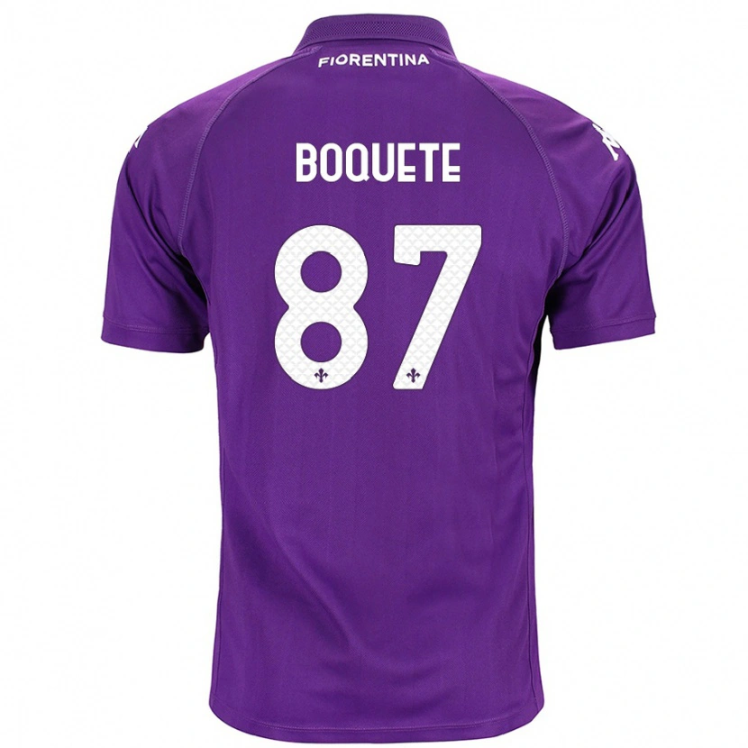 Danxen Kinder Verónica Boquete #87 Violett Heimtrikot Trikot 2024/25 T-Shirt Schweiz