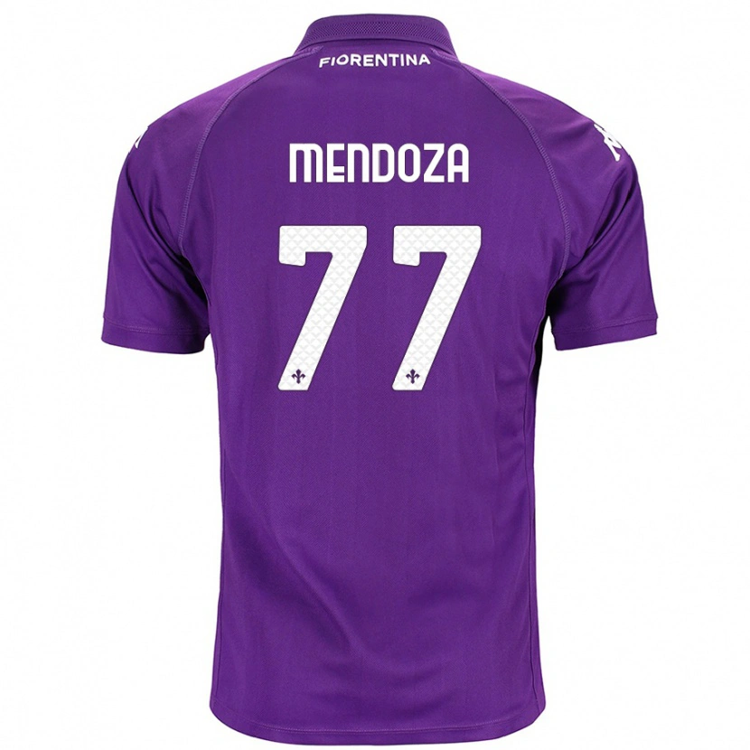 Danxen Kinder William Mendoza #77 Violett Heimtrikot Trikot 2024/25 T-Shirt Schweiz