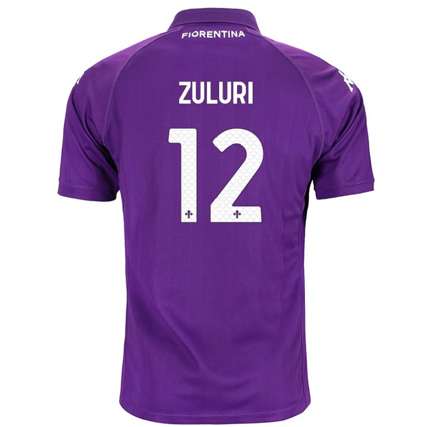 Danxen Kinder Athena Zuluri #12 Violett Heimtrikot Trikot 2024/25 T-Shirt Schweiz