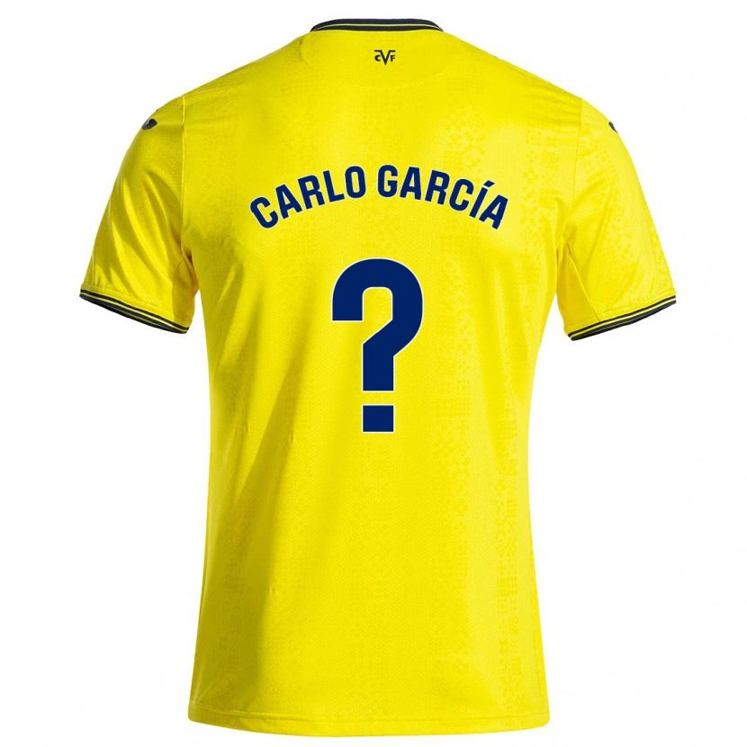 Danxen Kinder Carlo García #0 Gelb Schwarz Heimtrikot Trikot 2024/25 T-Shirt Schweiz