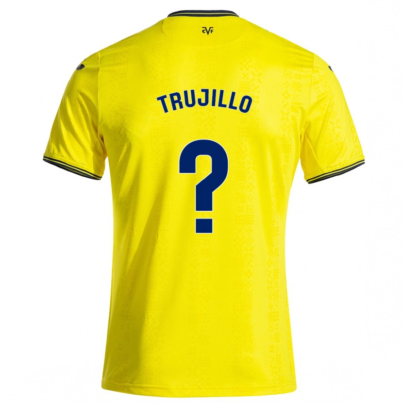 Danxen Kinder Jairo Trujillo #0 Gelb Schwarz Heimtrikot Trikot 2024/25 T-Shirt Schweiz