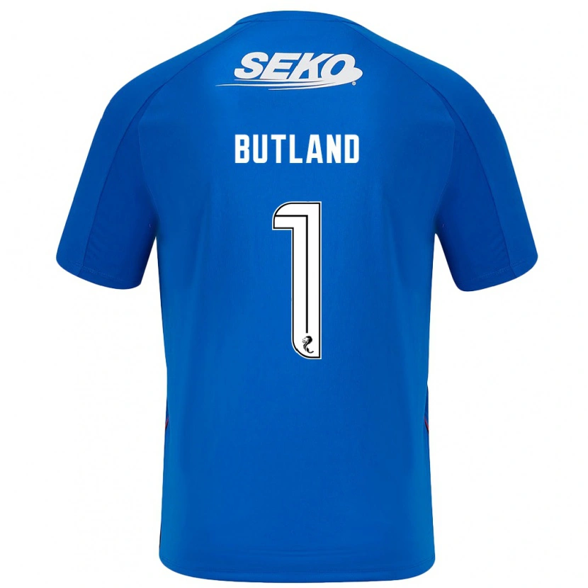 Danxen Kinder Jack Butland #1 Dunkelblau Heimtrikot Trikot 2024/25 T-Shirt Schweiz