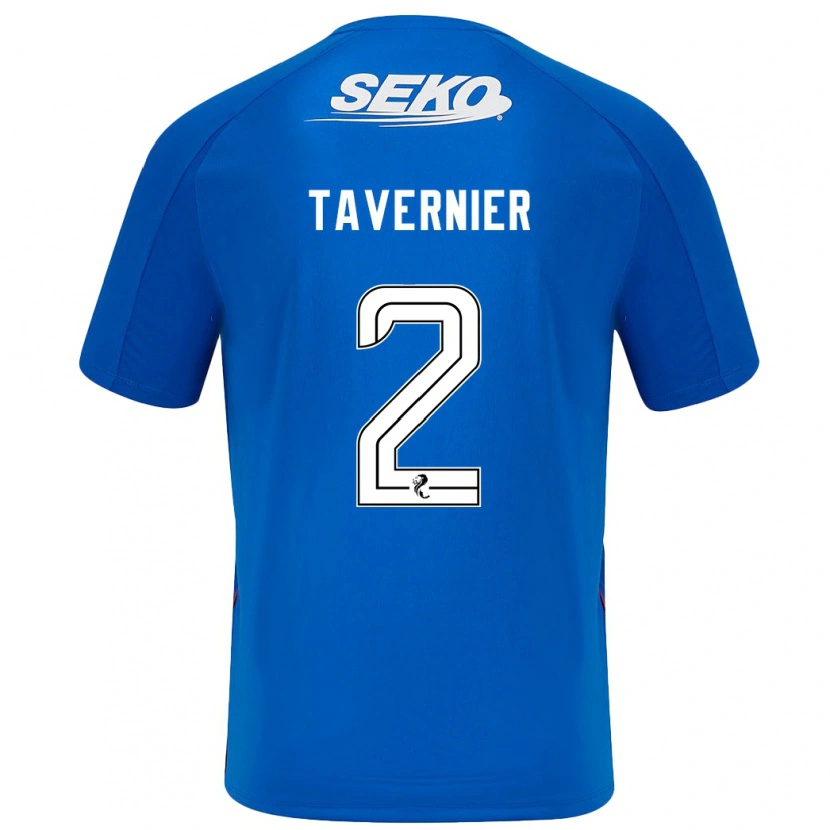 Danxen Kinder James Tavernier #2 Dunkelblau Heimtrikot Trikot 2024/25 T-Shirt Schweiz