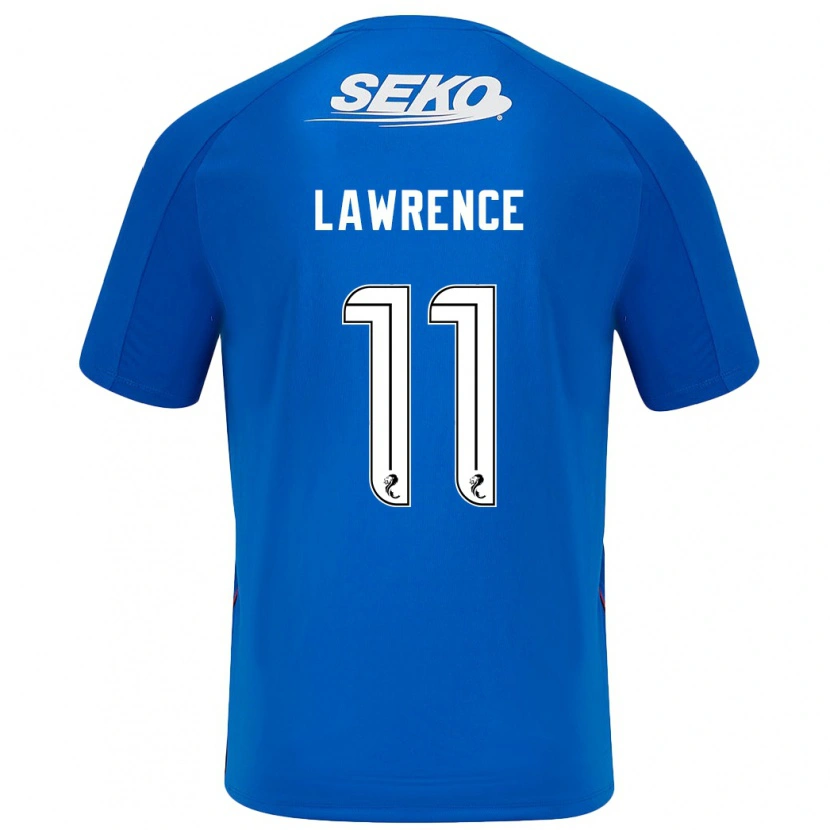 Danxen Kinder Tom Lawrence #11 Dunkelblau Heimtrikot Trikot 2024/25 T-Shirt Schweiz