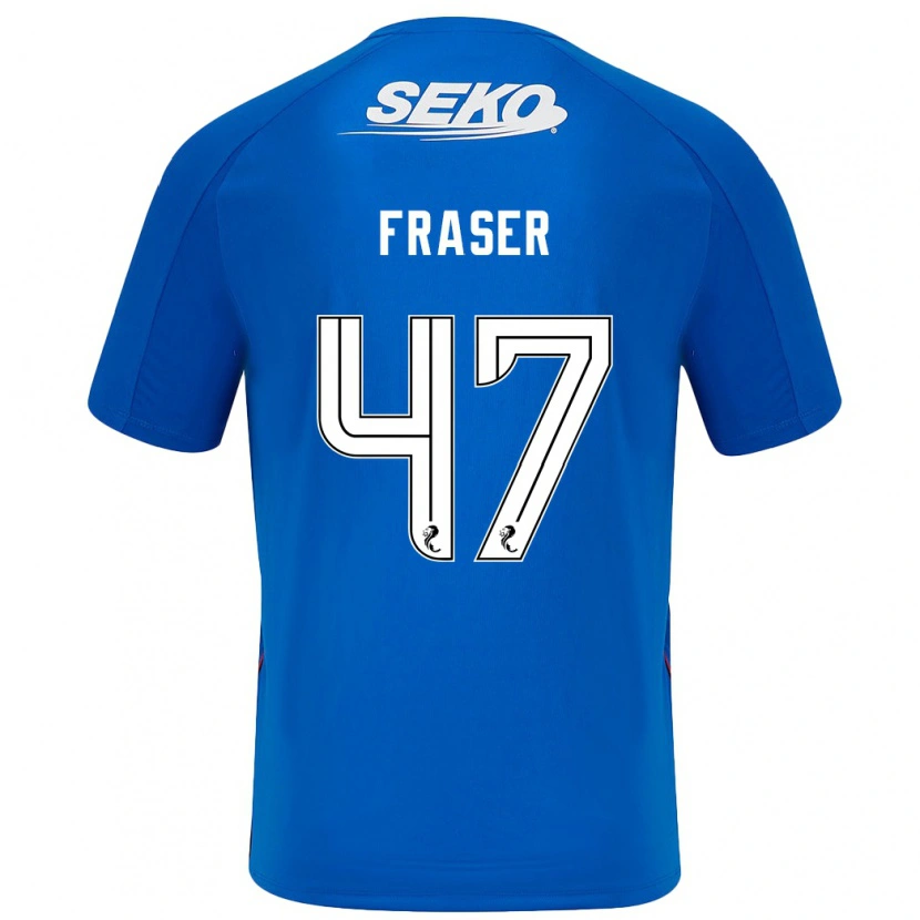 Danxen Kinder Robbie Fraser #47 Dunkelblau Heimtrikot Trikot 2024/25 T-Shirt Schweiz