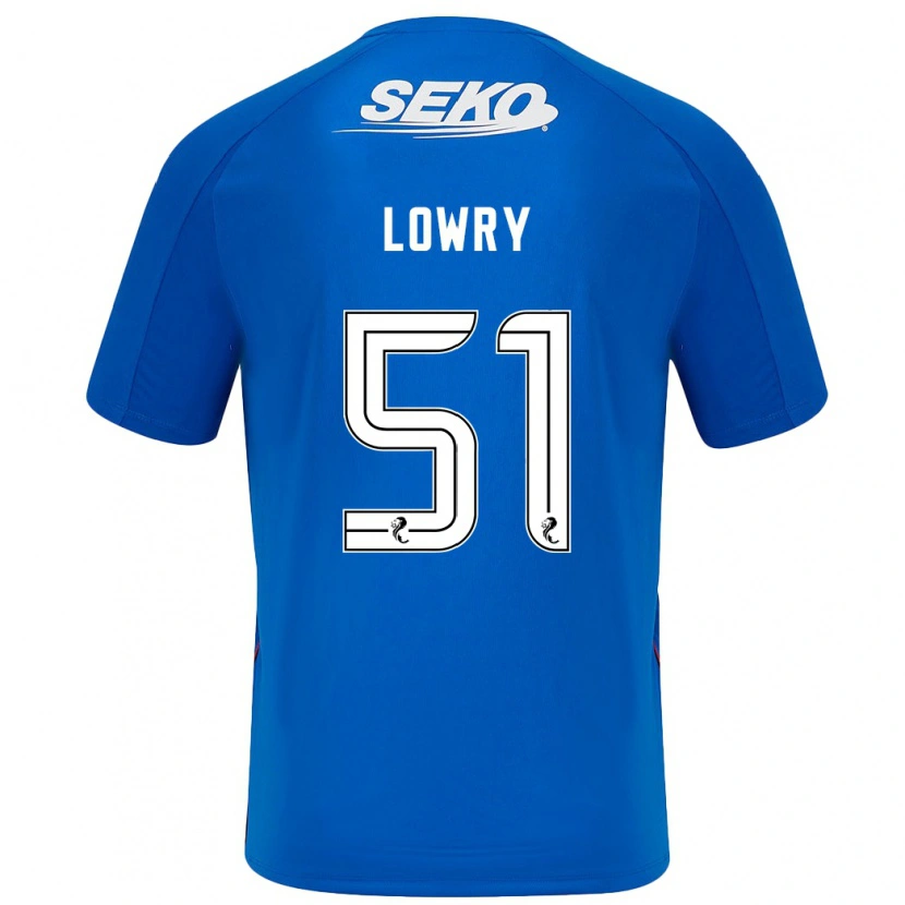 Danxen Kinder Alex Lowry #51 Dunkelblau Heimtrikot Trikot 2024/25 T-Shirt Schweiz