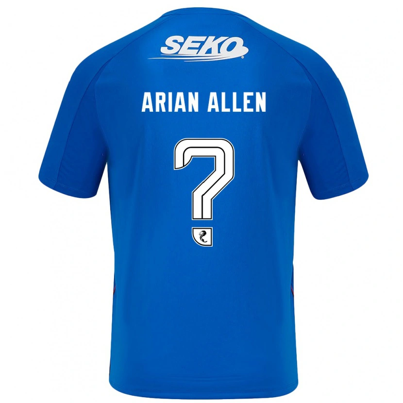 Danxen Kinder Arian Allen #0 Dunkelblau Heimtrikot Trikot 2024/25 T-Shirt Schweiz