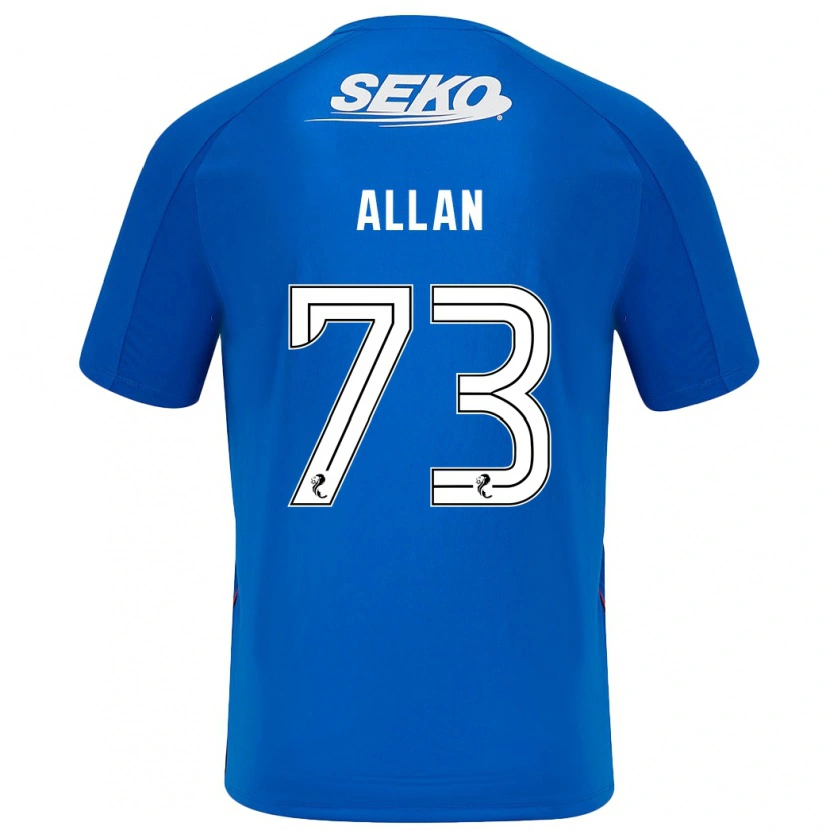 Danxen Kinder Connor Allan #73 Dunkelblau Heimtrikot Trikot 2024/25 T-Shirt Schweiz