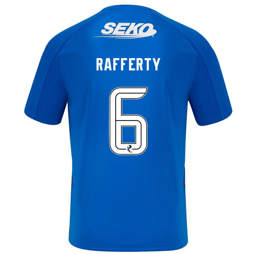 Danxen Kinder Laura Rafferty #6 Dunkelblau Heimtrikot Trikot 2024/25 T-Shirt Schweiz