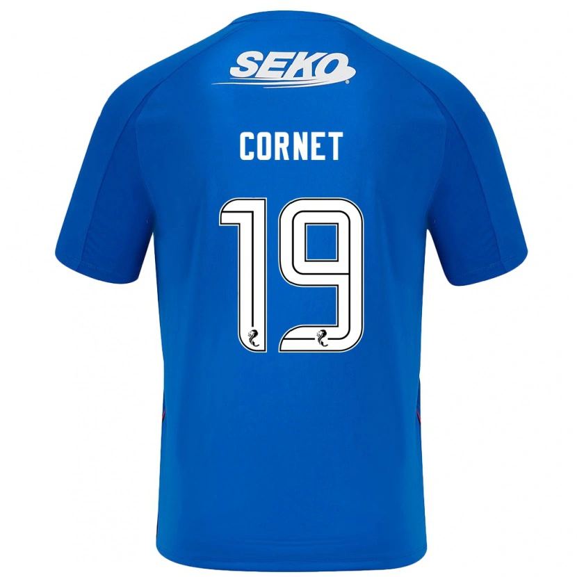 Danxen Kinder Chelsea Cornet #19 Dunkelblau Heimtrikot Trikot 2024/25 T-Shirt Schweiz