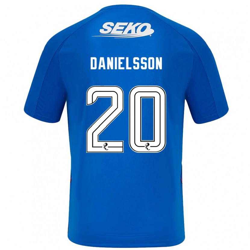 Danxen Kinder Jenny Julia Danielsson #20 Dunkelblau Heimtrikot Trikot 2024/25 T-Shirt Schweiz