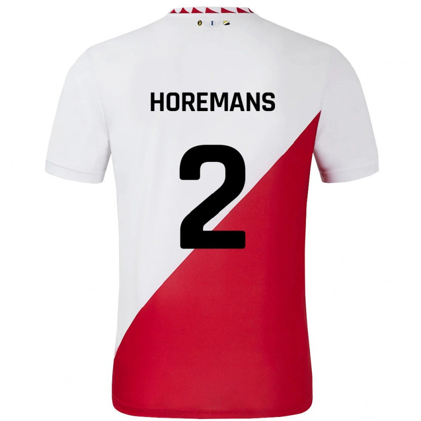 Danxen Kinder Siebe Horemans #2 Weiß Rot Heimtrikot Trikot 2024/25 T-Shirt Schweiz