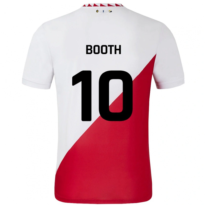 Danxen Kinder Taylor Booth #10 Weiß Rot Heimtrikot Trikot 2024/25 T-Shirt Schweiz