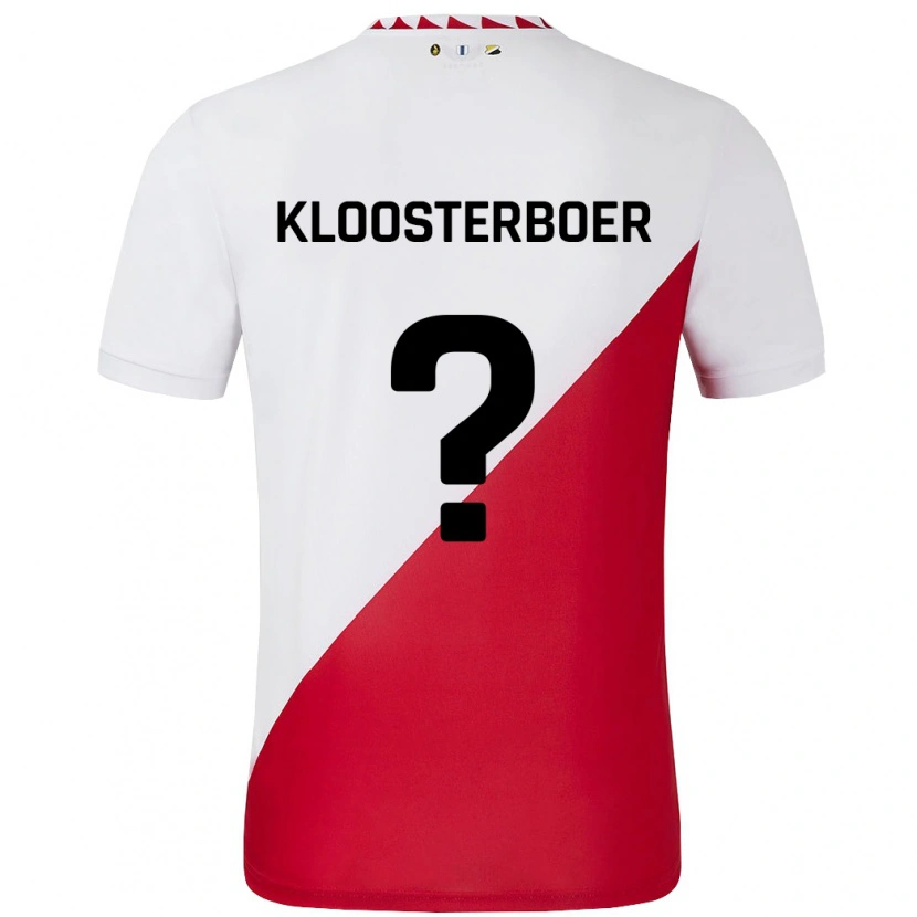 Danxen Kinder Per Kloosterboer #0 Weiß Rot Heimtrikot Trikot 2024/25 T-Shirt Schweiz