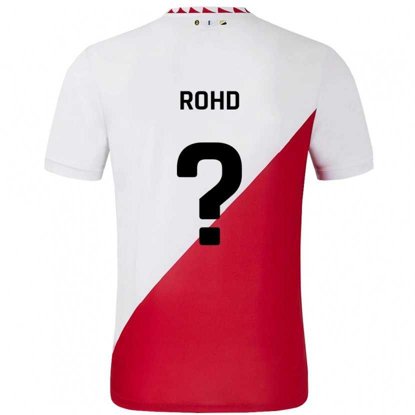 Danxen Kinder Emil Rohd #0 Weiß Rot Heimtrikot Trikot 2024/25 T-Shirt Schweiz