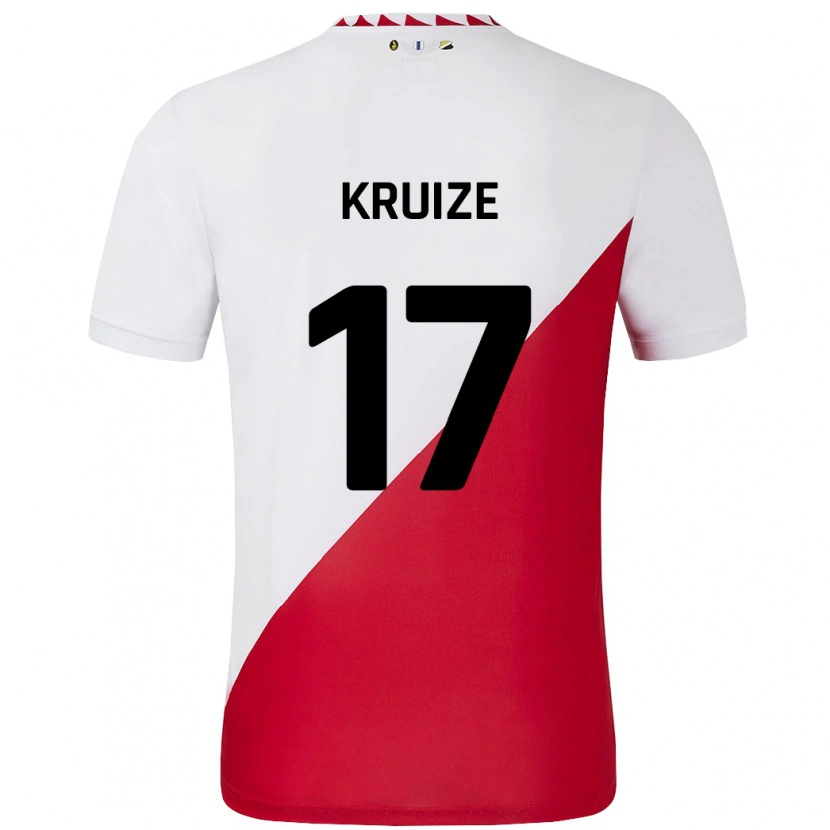 Danxen Kinder Elisha Kruize #17 Weiß Rot Heimtrikot Trikot 2024/25 T-Shirt Schweiz