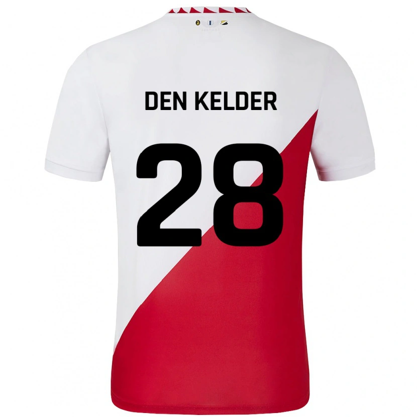 Danxen Kinder Gera Op Den Kelder #28 Weiß Rot Heimtrikot Trikot 2024/25 T-Shirt Schweiz