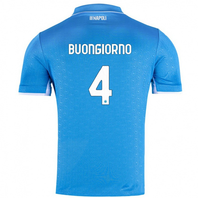 Danxen Kinder Alessandro Buongiorno #4 Himmelblau Heimtrikot Trikot 2024/25 T-Shirt Schweiz