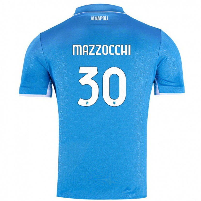 Danxen Kinder Pasquale Mazzocchi #30 Himmelblau Heimtrikot Trikot 2024/25 T-Shirt Schweiz