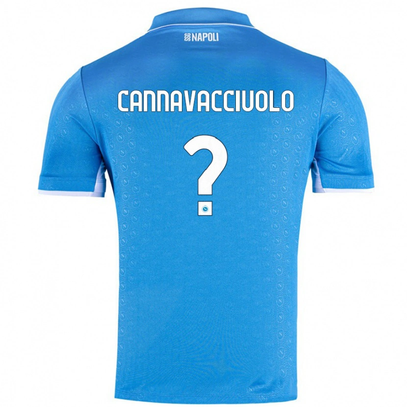 Danxen Kinder Luigi Pio Cannavacciuolo #0 Himmelblau Heimtrikot Trikot 2024/25 T-Shirt Schweiz