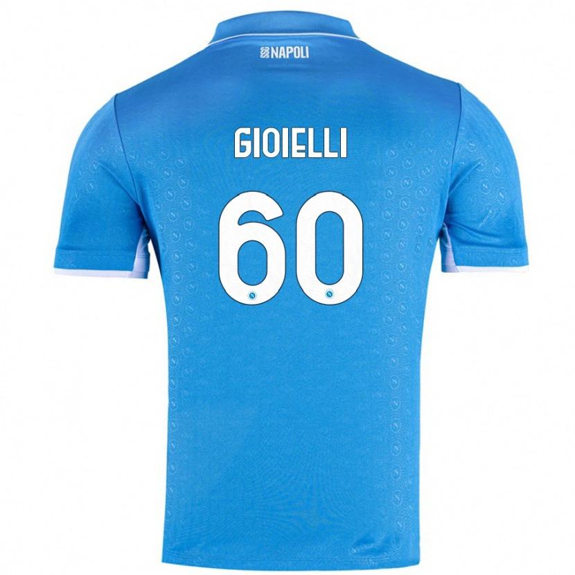 Danxen Kinder Francesco Gioielli #60 Himmelblau Heimtrikot Trikot 2024/25 T-Shirt Schweiz