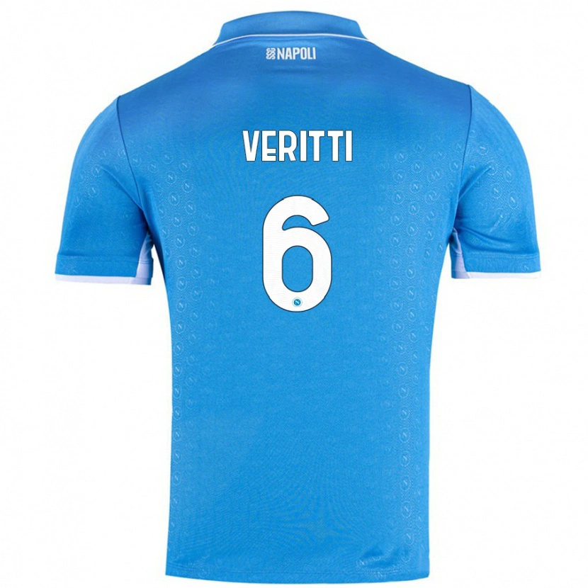 Danxen Kinder Federica Veritti #6 Himmelblau Heimtrikot Trikot 2024/25 T-Shirt Schweiz