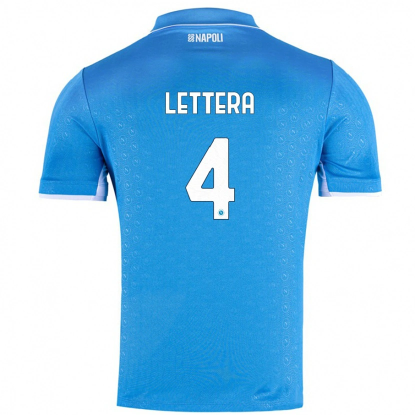 Danxen Kinder Alessio Lettera #4 Himmelblau Heimtrikot Trikot 2024/25 T-Shirt Schweiz