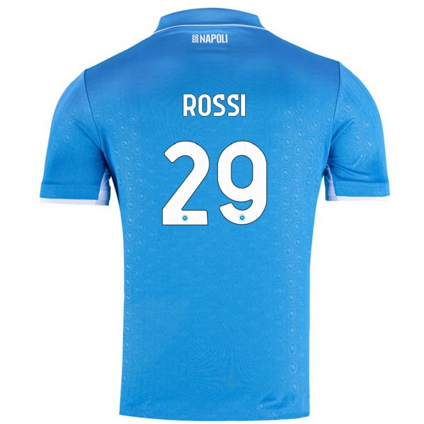 Danxen Kinder Francesco Rossi #29 Himmelblau Heimtrikot Trikot 2024/25 T-Shirt Schweiz