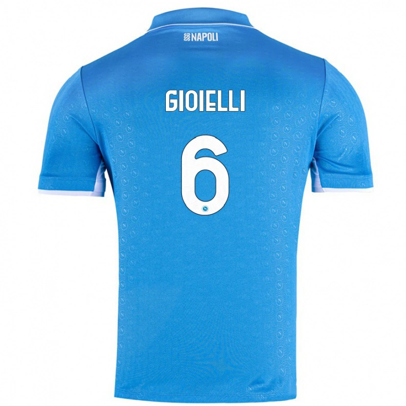 Danxen Kinder Francesco Pio Gioielli #6 Himmelblau Heimtrikot Trikot 2024/25 T-Shirt Schweiz