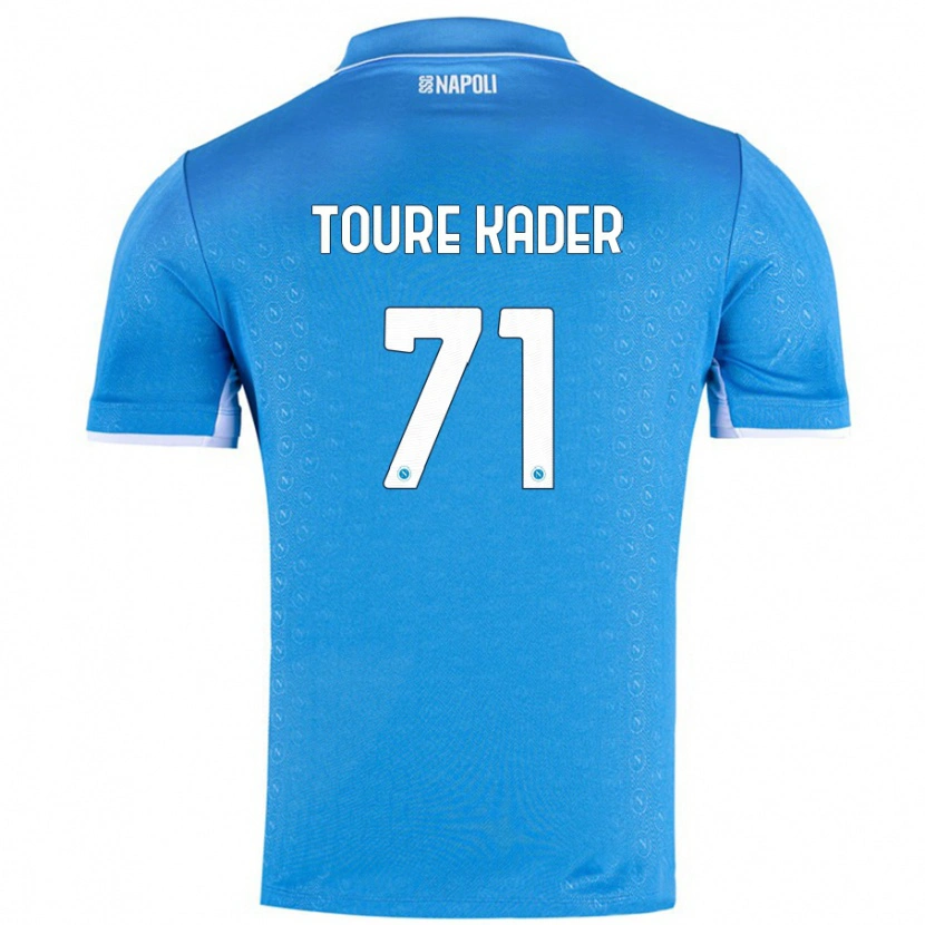 Danxen Kinder Aziz Toure Kader #71 Himmelblau Heimtrikot Trikot 2024/25 T-Shirt Schweiz