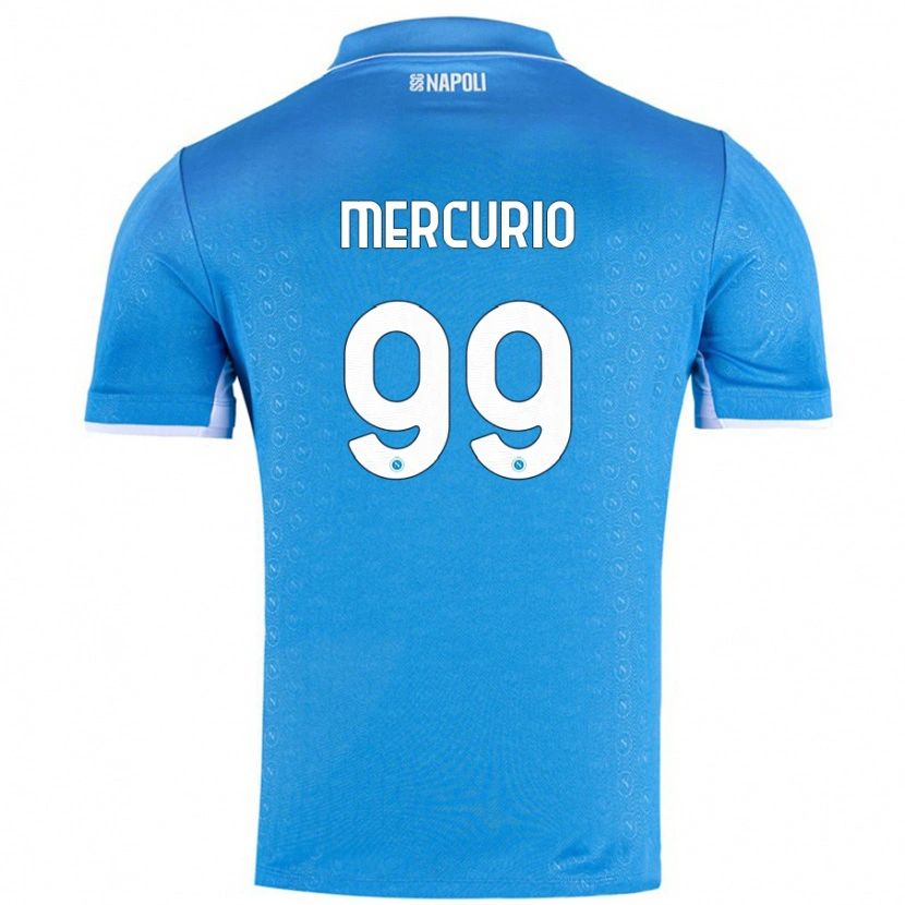 Danxen Kinder Giovanni Mercurio #99 Himmelblau Heimtrikot Trikot 2024/25 T-Shirt Schweiz