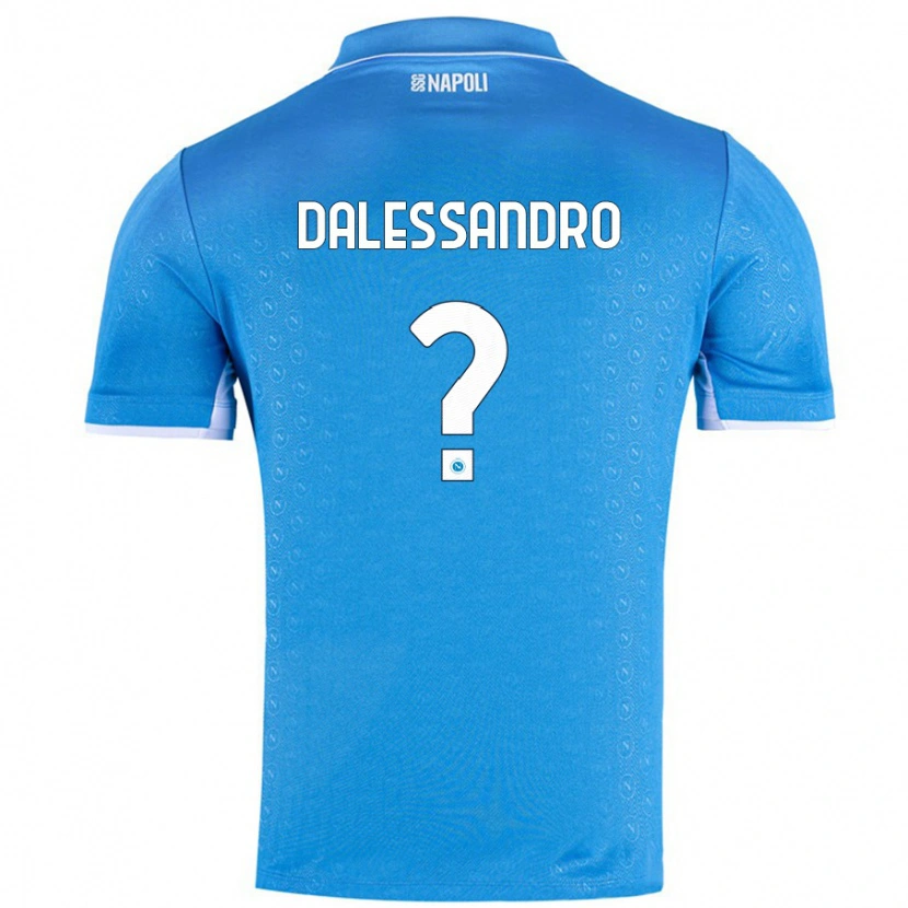 Danxen Kinder Nicola Dalessandro #0 Himmelblau Heimtrikot Trikot 2024/25 T-Shirt Schweiz