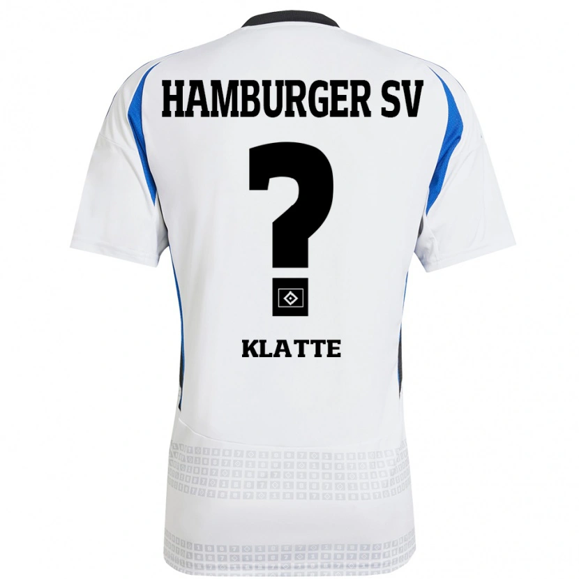 Danxen Kinder Luis Klatte #0 Weiß Blau Heimtrikot Trikot 2024/25 T-Shirt Schweiz